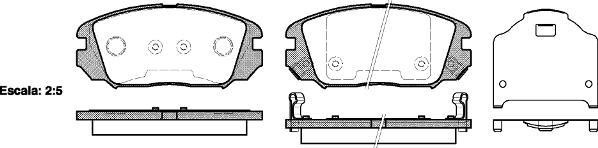 Polcar IE181745 Front disc brake pads, set IE181745