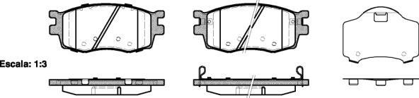 Polcar IE181711 Front disc brake pads, set IE181711
