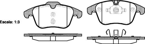 Polcar IE181886 Front disc brake pads, set IE181886