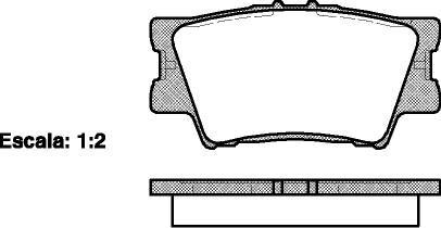 Polcar IE181761 Rear disc brake pads, set IE181761