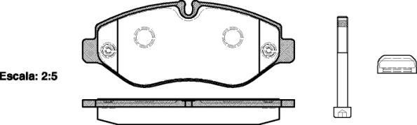 Polcar IE141832 Front disc brake pads, set IE141832