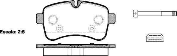 Polcar IE141837 Rear disc brake pads, set IE141837
