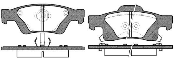 Polcar IE181989 Rear disc brake pads, set IE181989