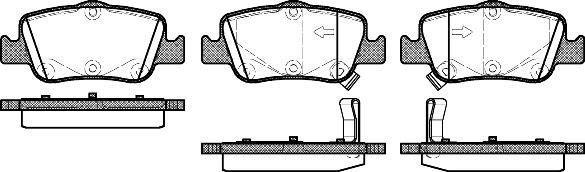 Polcar IE181870 Rear disc brake pads, set IE181870