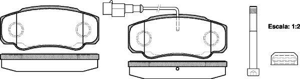 Polcar IE141847 Rear disc brake pads, set IE141847