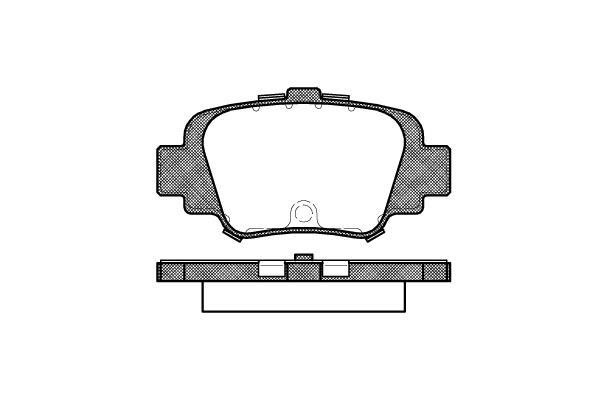Polcar IE181840 Rear disc brake pads, set IE181840