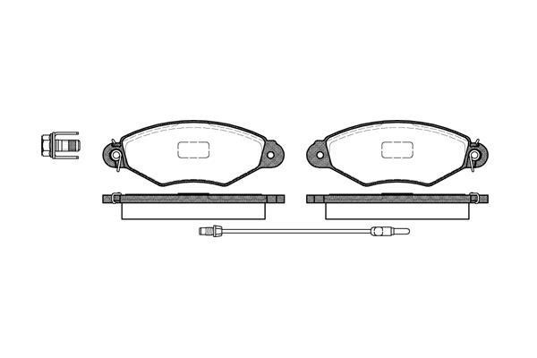 Polcar IE181217-203 Front disc brake pads, set IE181217203