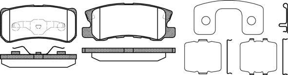 Polcar IE181375-202 Rear disc brake pads, set IE181375202