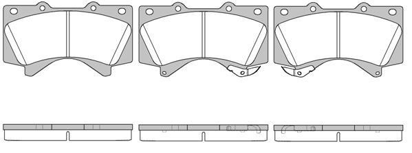 Polcar IE181874 Front disc brake pads, set IE181874