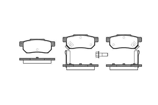 Polcar IE180752 Rear disc brake pads, set IE180752