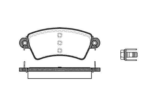 Polcar IE181365 Front disc brake pads, set IE181365