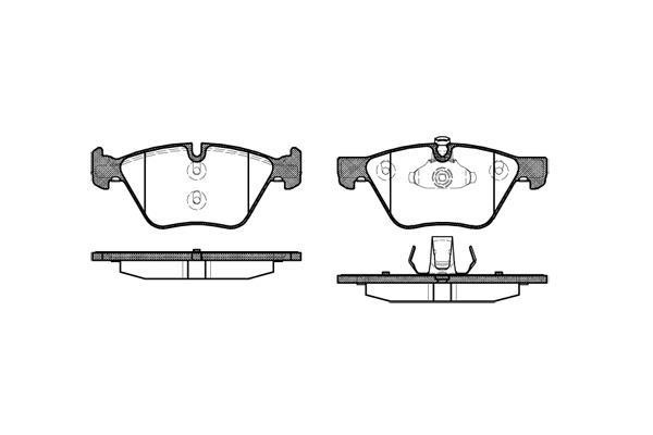 Polcar VA598640 Front disc brake pads, set VA598640