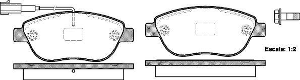 Polcar IE181440 Front disc brake pads, set IE181440