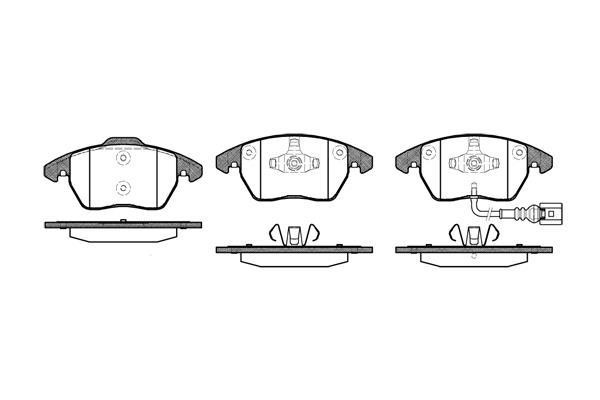 Polcar LP1904 Front disc brake pads, set LP1904