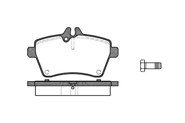 Polcar LP1948 Front disc brake pads, set LP1948