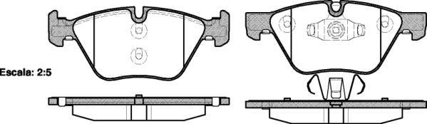 Polcar LP1956 Front disc brake pads, set LP1956