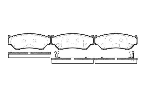 Polcar VA598533 Front disc brake pads, set VA598533