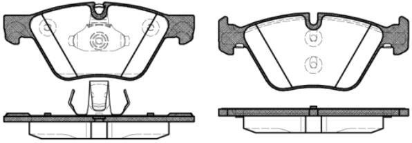 Polcar B2379400 Front disc brake pads, set B2379400