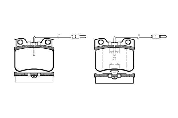 Polcar BS0986461130 Front disc brake pads, set BS0986461130