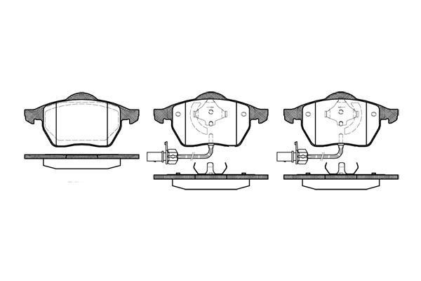 Polcar BS0986424706 Front disc brake pads, set BS0986424706