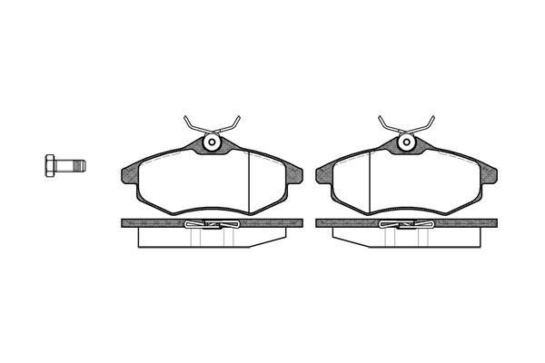 Polcar BS0986494262 Front disc brake pads, set BS0986494262