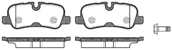 Polcar IE181946 Rear disc brake pads, set IE181946
