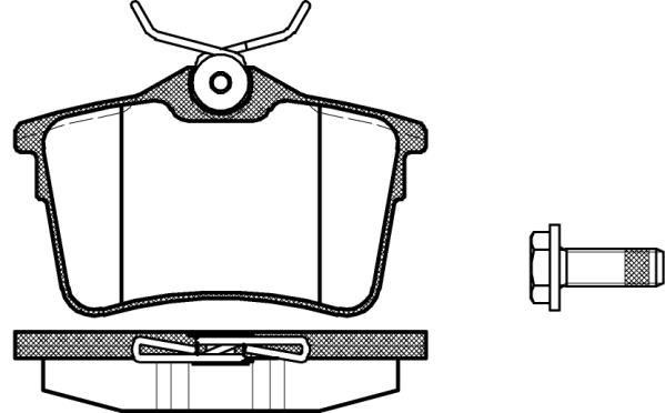 Polcar IE181895 Rear disc brake pads, set IE181895