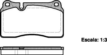 Polcar IE181789 Front disc brake pads, set IE181789