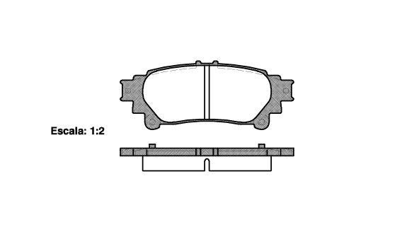 Polcar IE181983 Rear disc brake pads, set IE181983