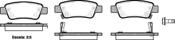 Polcar IE181888 Rear disc brake pads, set IE181888