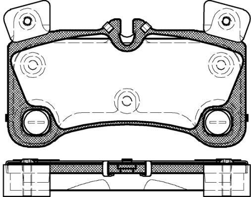 Polcar IE181922 Rear disc brake pads, set IE181922