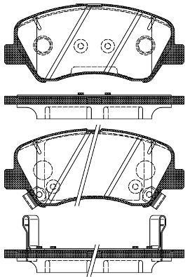 Polcar IE182035 Front disc brake pads, set IE182035
