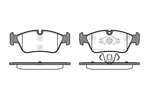 Polcar VA598700 Front disc brake pads, set VA598700