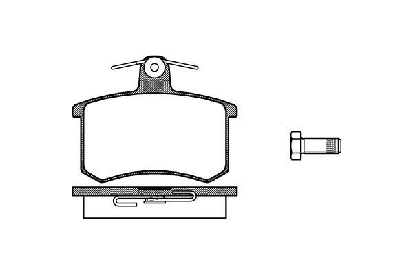 Polcar IE180337 Rear disc brake pads, set IE180337