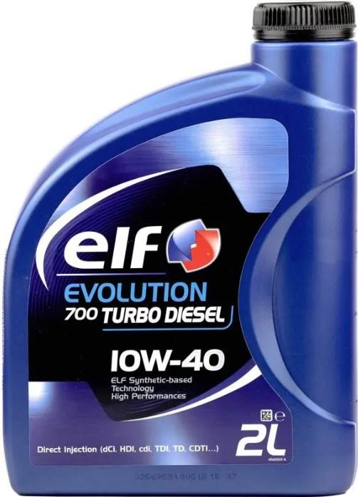 Elf 201548 Engine oil Elf Evolution 700 Turbo Diesel 10W-40, 2L 201548