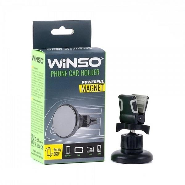 Winso 201190 Car phone holder magnetic on the deflector, 360 ° swivel mechanism 201190