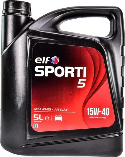 Elf 209663 Engine oil Elf Sporti 5 15W-40, 5L 209663