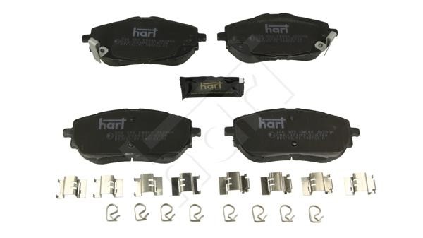 Hart 256 503 Brake Pad Set, disc brake 256503