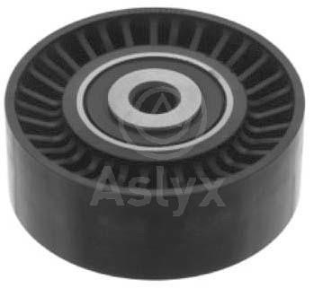 Aslyx AS-105075 Deflection/guide pulley, v-ribbed belt AS105075