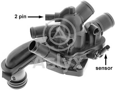 Aslyx AS-535870 Thermostat housing AS535870