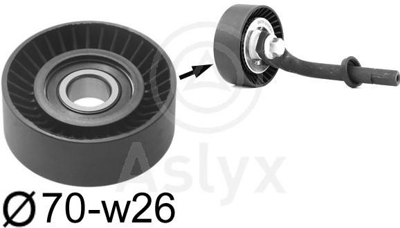 Aslyx AS-521248 Tensioner pulley, v-ribbed belt AS521248