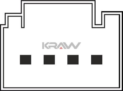 Kraw AN-1413 Window regulator button block AN1413