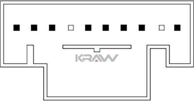 Kraw AN-1416 Window regulator button block AN1416