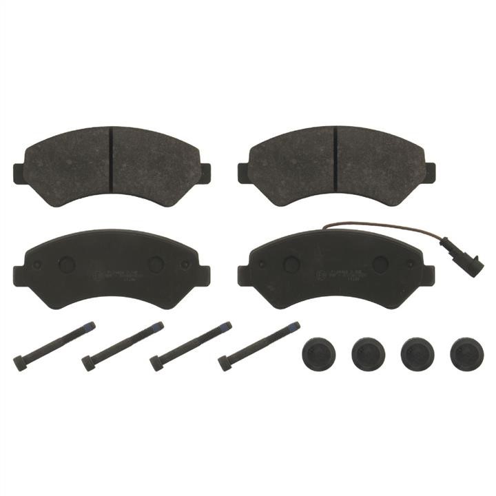 Brake pad kit Fiat Ducato: 16840 febi Brake pad set