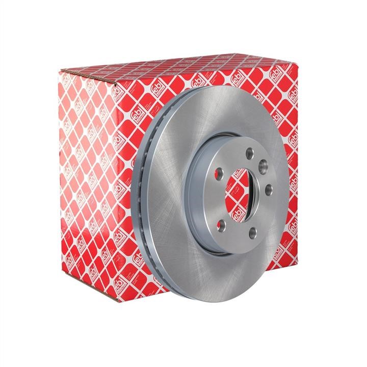 febi 28504 Front brake disc ventilated 28504