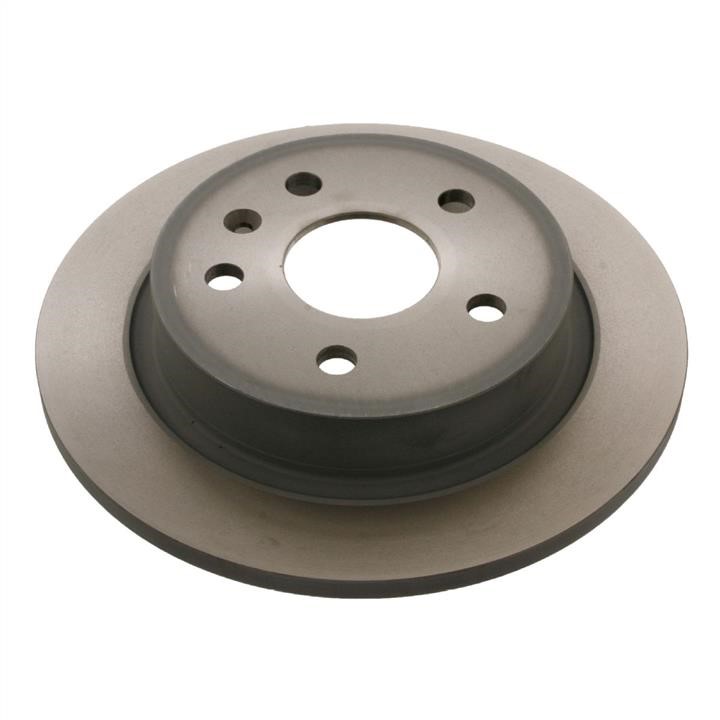febi 39187 Rear brake disc, non-ventilated 39187