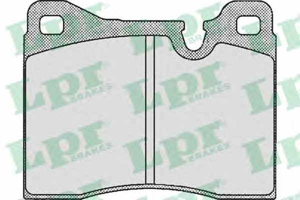 LPR 05P207 Brake Pad Set, disc brake 05P207
