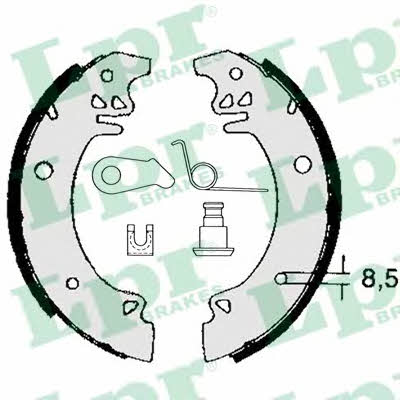 LPR 02751 Brake shoe set 02751