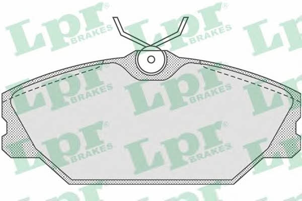 LPR 05P816 Brake Pad Set, disc brake 05P816
