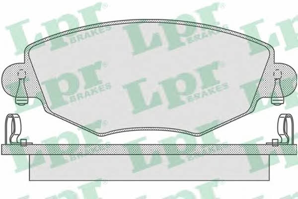 LPR 05P865 Brake Pad Set, disc brake 05P865